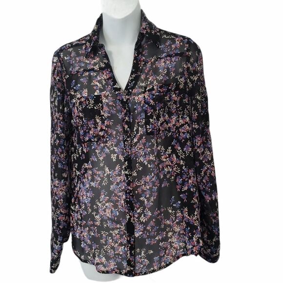 Express Tops - Express Sheer Top 